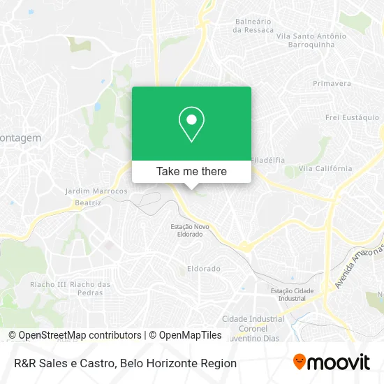 R&R Sales e Castro map
