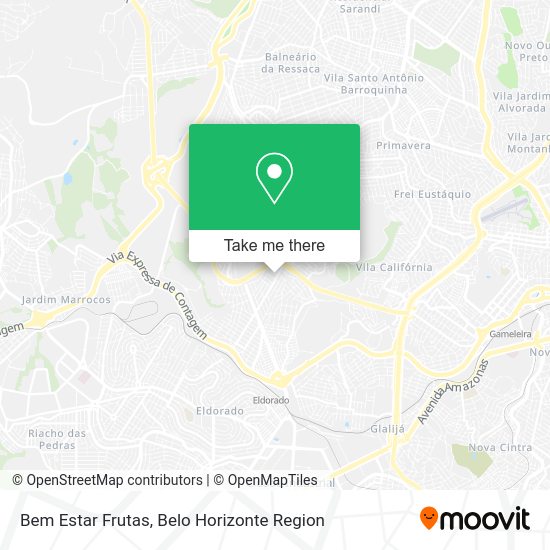 Bem Estar Frutas map