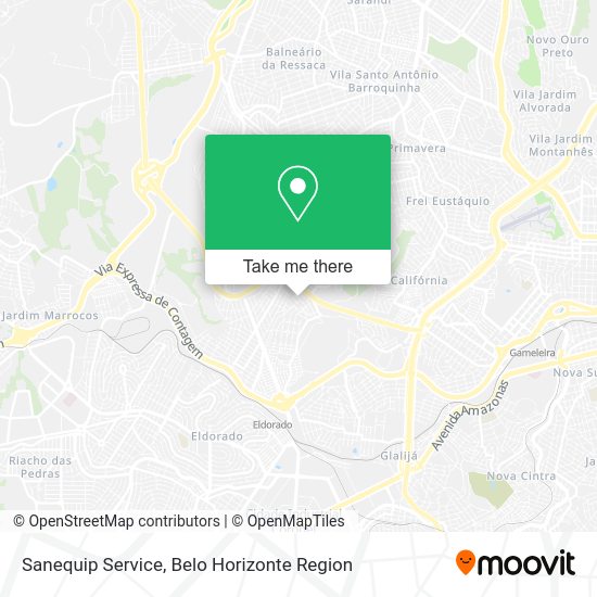 Sanequip Service map