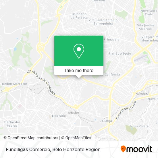 Fundiligas Comércio map