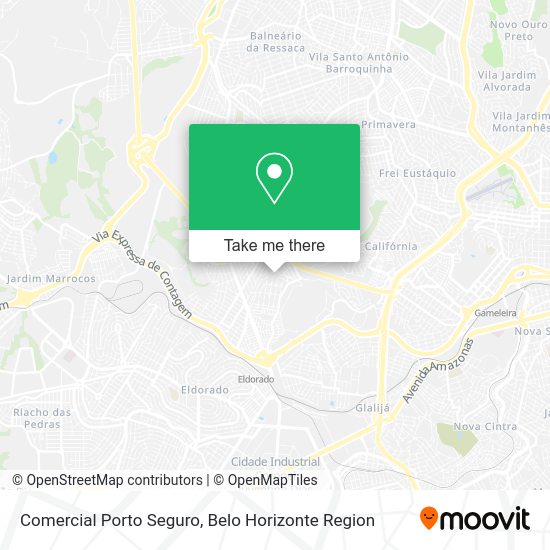 Comercial Porto Seguro map