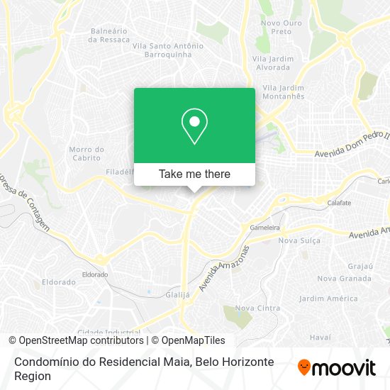 Condomínio do Residencial Maia map