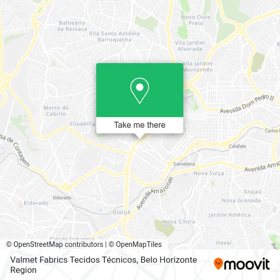 Valmet Fabrics Tecidos Técnicos map