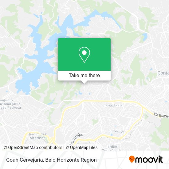 Goah Cervejaria map