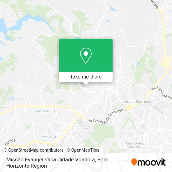 Missão Evangelistica Cidade Voadora map