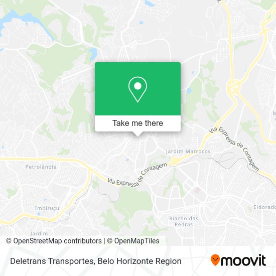 Deletrans Transportes map