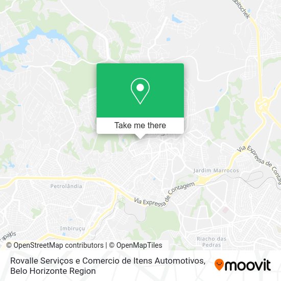 Rovalle Serviços e Comercio de Itens Automotivos map