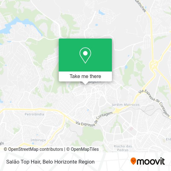 Salão Top Hair map