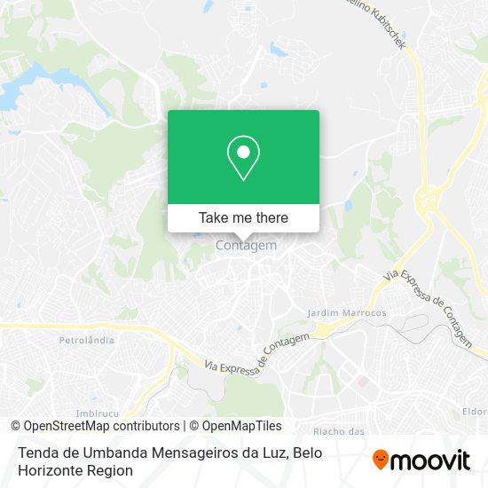 Tenda de Umbanda Mensageiros da Luz map