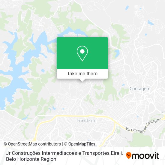 Jr Construções Intermediacoes e Transportes Eireli map