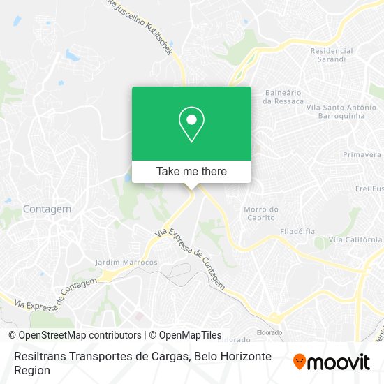 Resiltrans Transportes de Cargas map