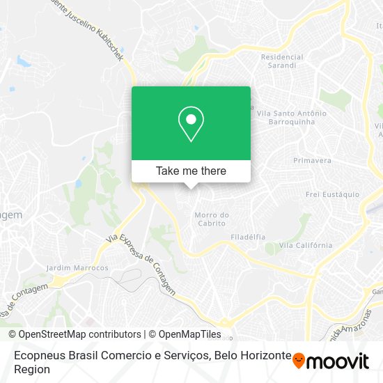 Ecopneus Brasil Comercio e Serviços map