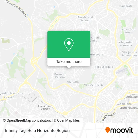 Infinity Tag map