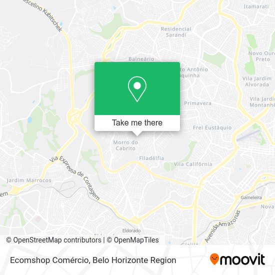 Ecomshop Comércio map