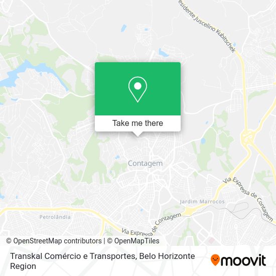 Transkal Comércio e Transportes map