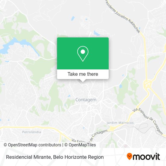 Residencial Mirante map