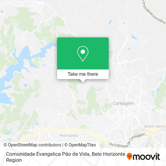 Comunidade Evangelica Pão da Vida map