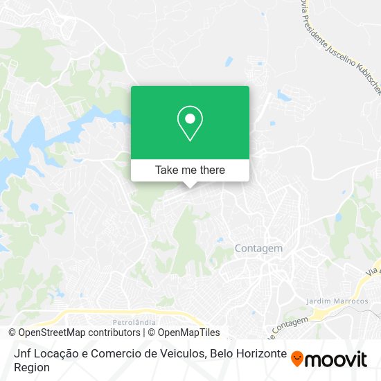 Jnf Locação e Comercio de Veiculos map