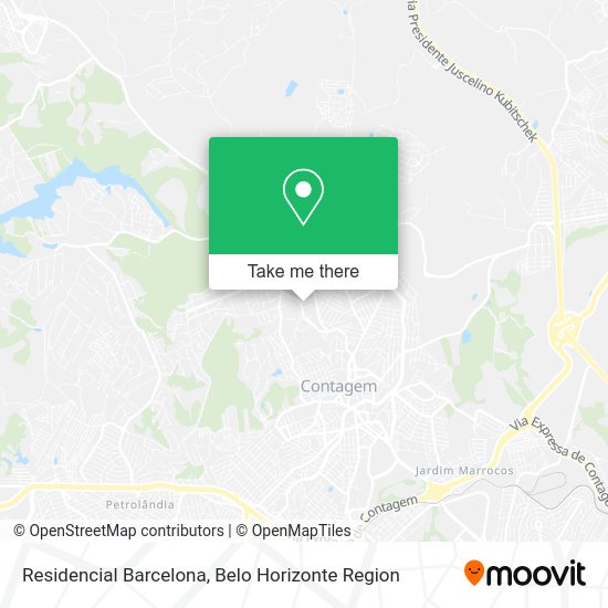 Residencial Barcelona map