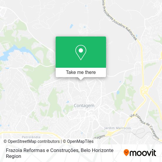 Frazoia Reformas e Construções map