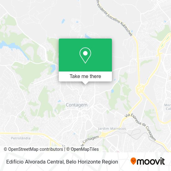 Edifício Alvorada Central map