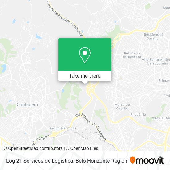 Log 21 Servicos de Logística map