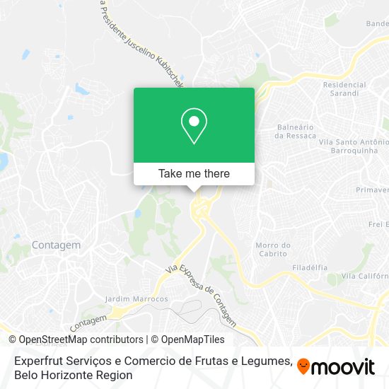 Experfrut Serviços e Comercio de Frutas e Legumes map