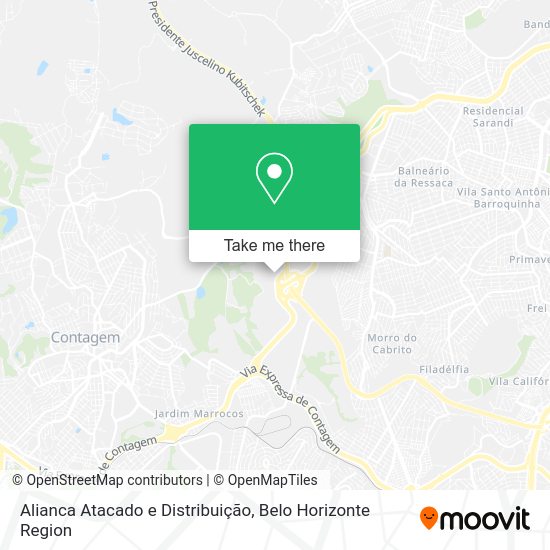 Alianca Atacado e Distribuição map