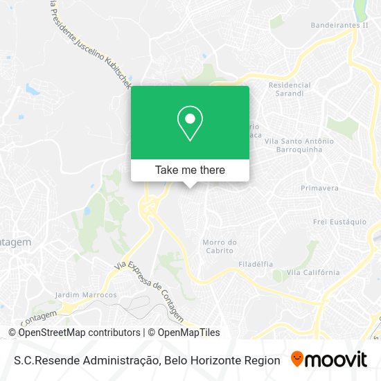 S.C.Resende Administração map