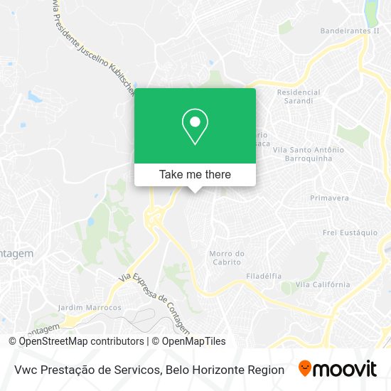 Vwc Prestação de Servicos map