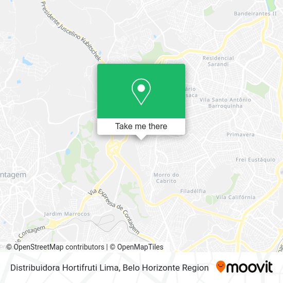 Distribuidora Hortifruti Lima map