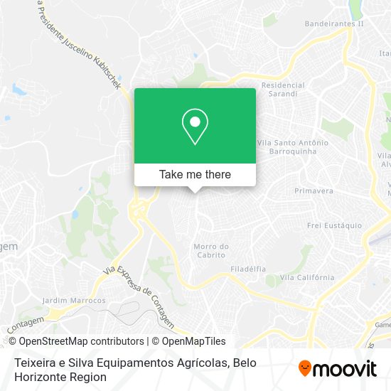 Teixeira e Silva Equipamentos Agrícolas map
