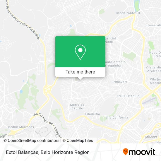 Extol Balanças map