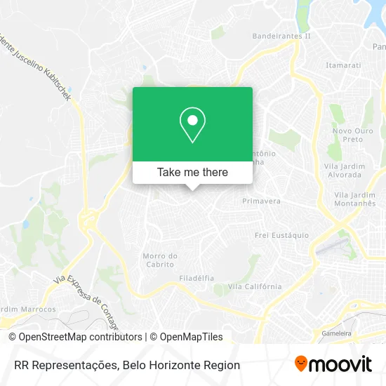 RR Representações map