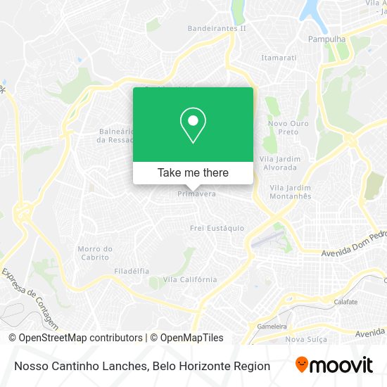 Nosso Cantinho Lanches map