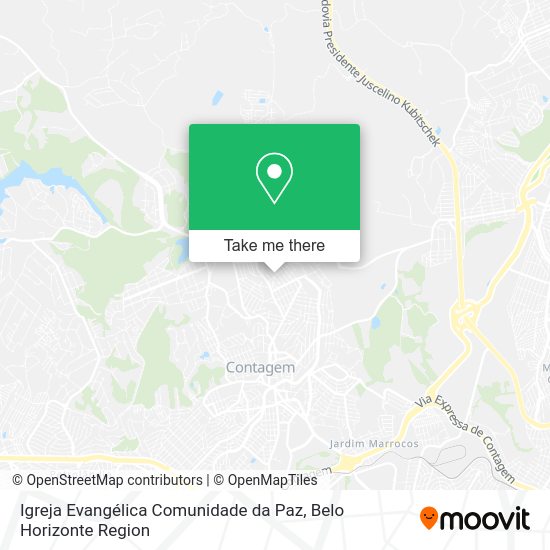 Igreja Evangélica Comunidade da Paz map