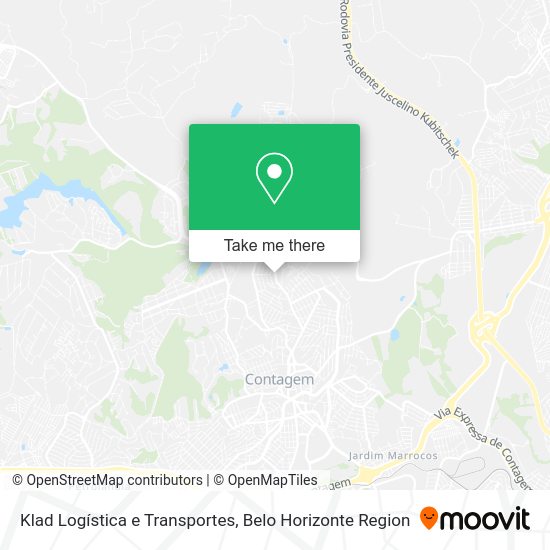 Klad Logística e Transportes map