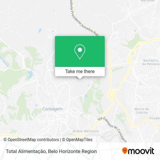 Total Alimentação map
