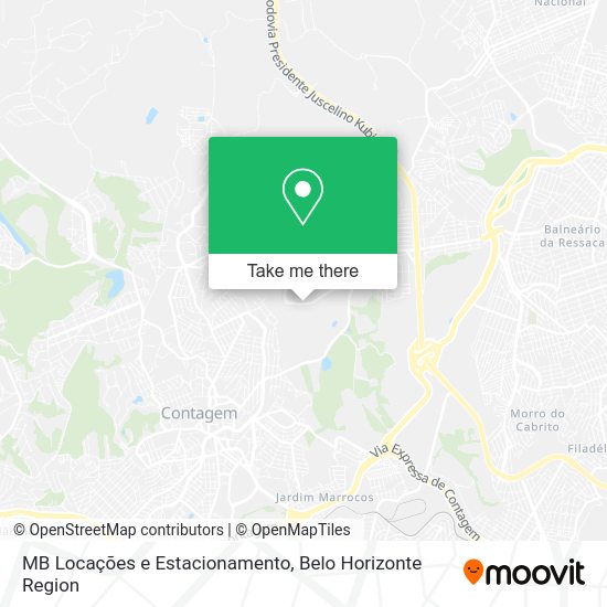 MB Locações e Estacionamento map