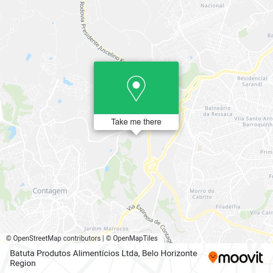 Batuta Produtos Alimentícios Ltda map
