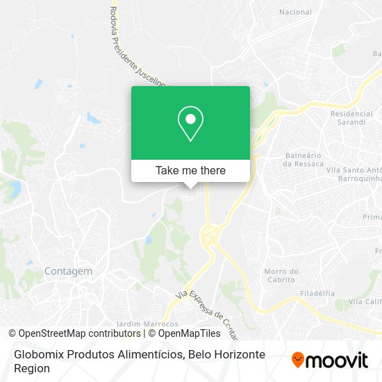 Globomix Produtos Alimentícios map