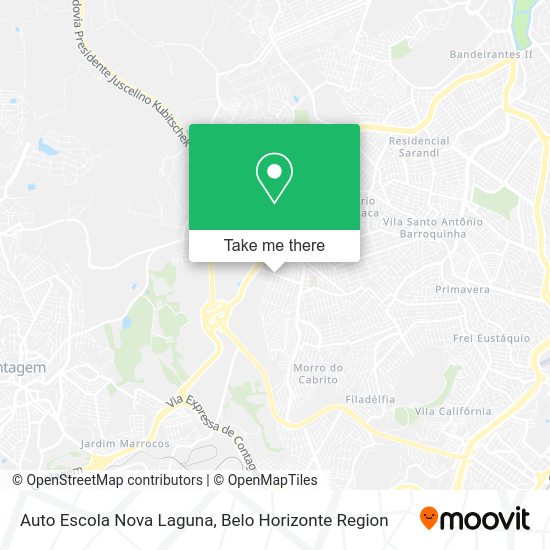 Auto Escola Nova Laguna map
