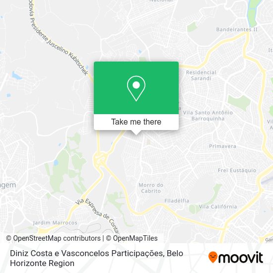 Diniz Costa e Vasconcelos Participações map