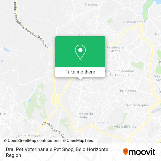 Dra. Pet Veterinária e Pet Shop map