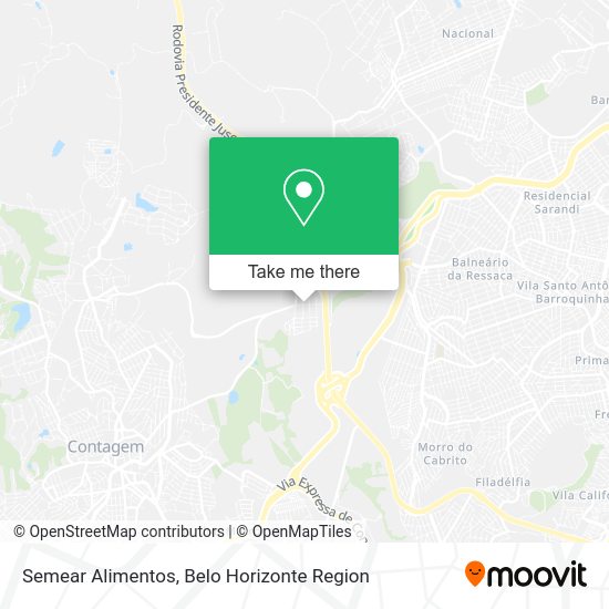Semear Alimentos map