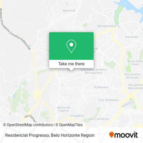 Residencial Progresso map