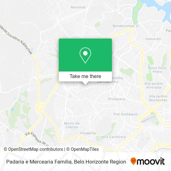 Padaria e Mercearia Família map