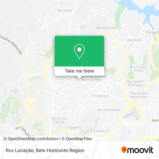 Rvs Locação map