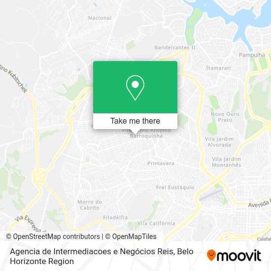 Agencia de Intermediacoes e Negócios Reis map
