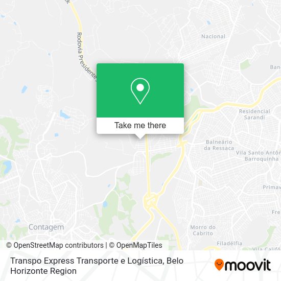 Transpo Express Transporte e Logística map